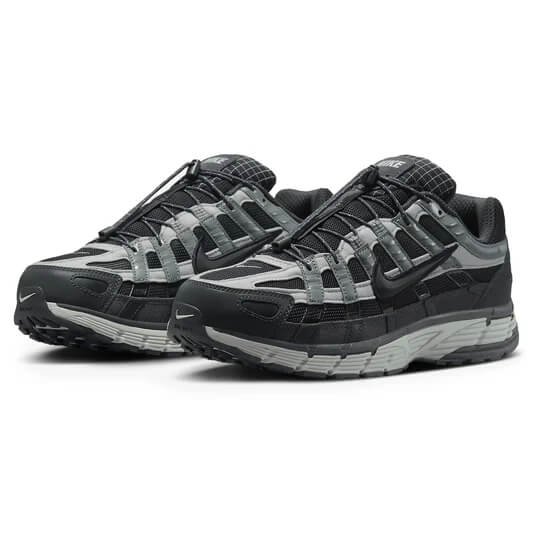 Nike P-6000 Anthracite Smoke Grey — 3.5 UK — Side View