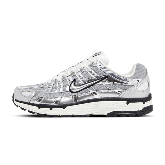 Nike P-6000 Metallic Silver — 3 UK — Front View