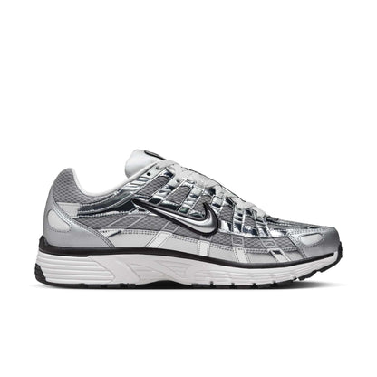 Nike P-6000 Metallic Silver — 3 UK — Back View