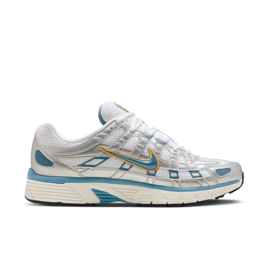 Nike P-6000 Metallic Silver Aegean Storm — 3.5 UK — Side View