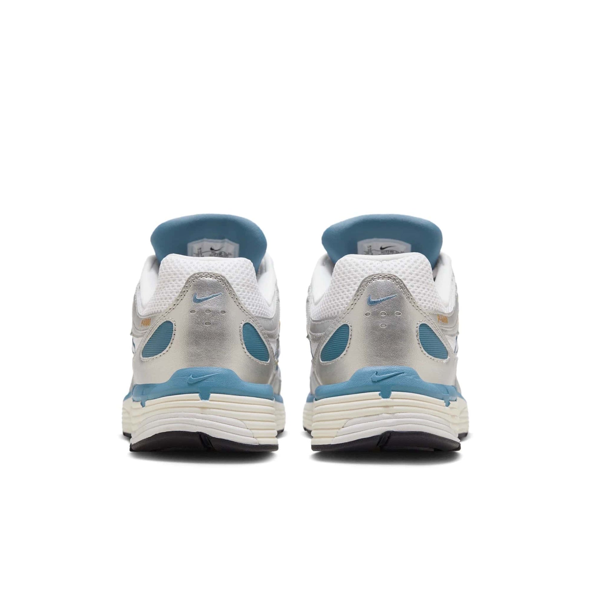 Nike P-6000 Metallic Silver Aegean Storm — 3.5 UK — Top View