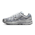 Nike P-6000 Metallic Silver Summit White-Wolf Grey — 4 UK — Front View