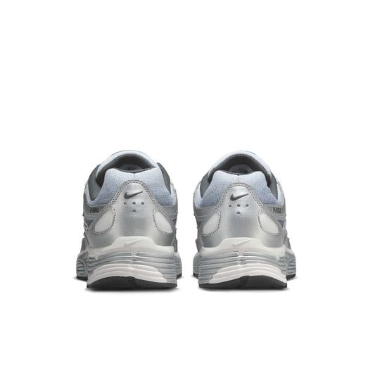 Nike P-6000 Metallic Silver Summit White-Wolf Grey — 4 UK — Side View