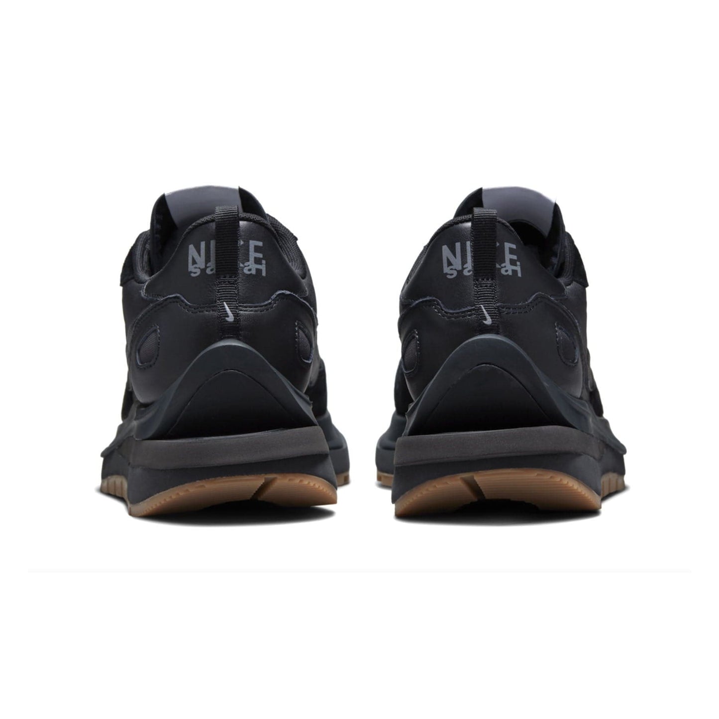 Sacai x Nike VaporWaffle 'Black Gum' — UK 3 | EU 35.5 | US 3.5 — Top View