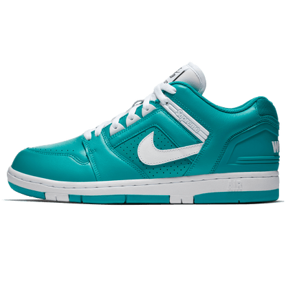 Nike Air Force 2 x Supreme 'Teal' — UK 3 | EU 35.5 | US 3.5 — Front View