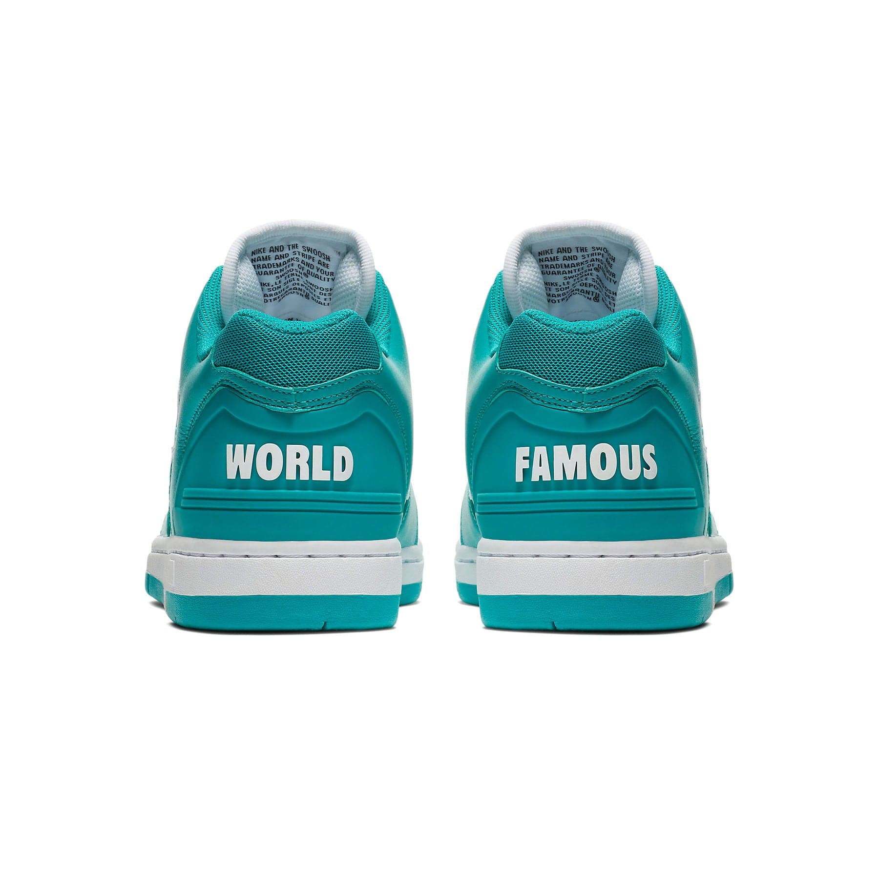 Nike Air Force 2 x Supreme 'Teal' — UK 3 | EU 35.5 | US 3.5 — Top View