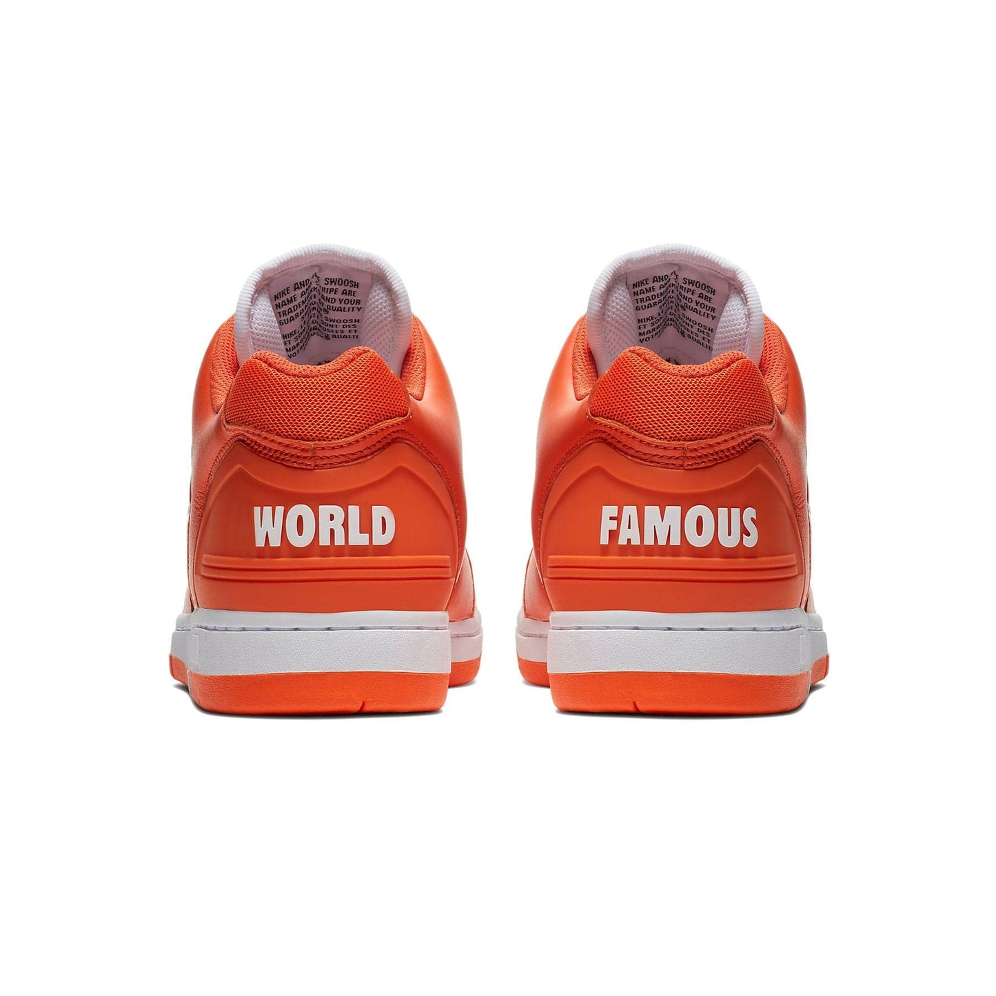 Nike Air Force 2 x Supreme 'Orange' — UK 3 | EU 35.5 | US 3.5 — Top View