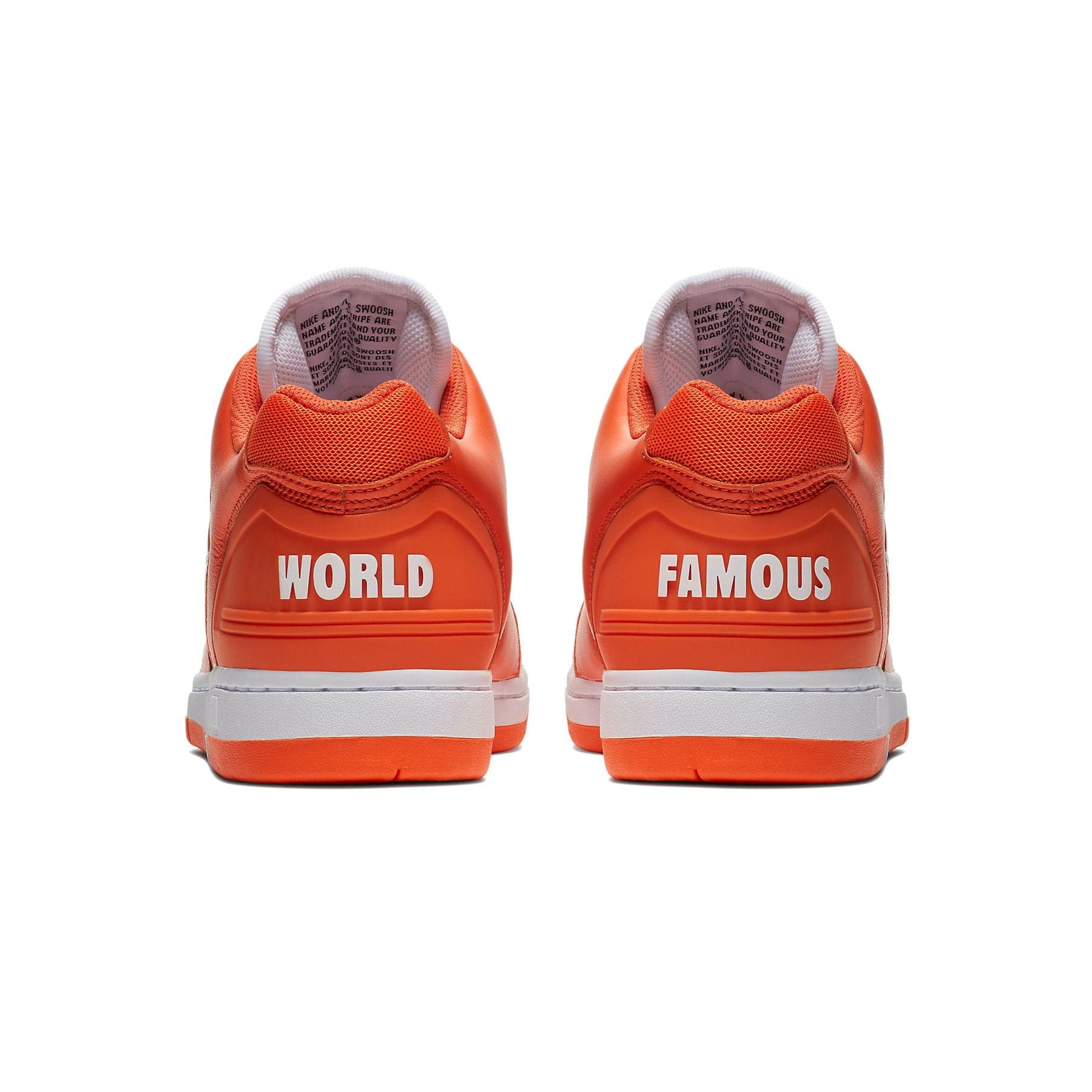Nike Air Force 2 x Supreme 'Orange' — UK 3 | EU 35.5 | US 3.5 — Top View
