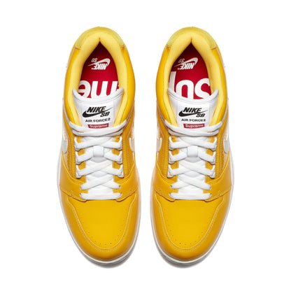 Nike Air Force 2 x Supreme 'Yellow' — UK 3 | EU 35.5 | US 3.5 — Back View