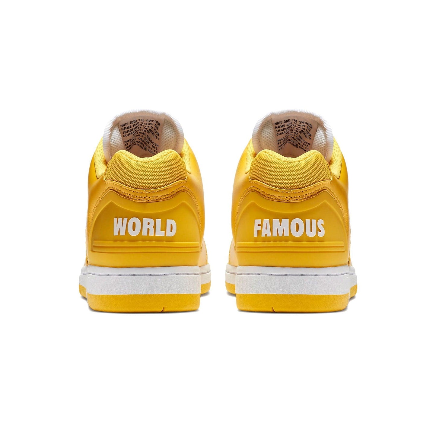 Nike Air Force 2 x Supreme 'Yellow' — UK 3 | EU 35.5 | US 3.5 — Top View