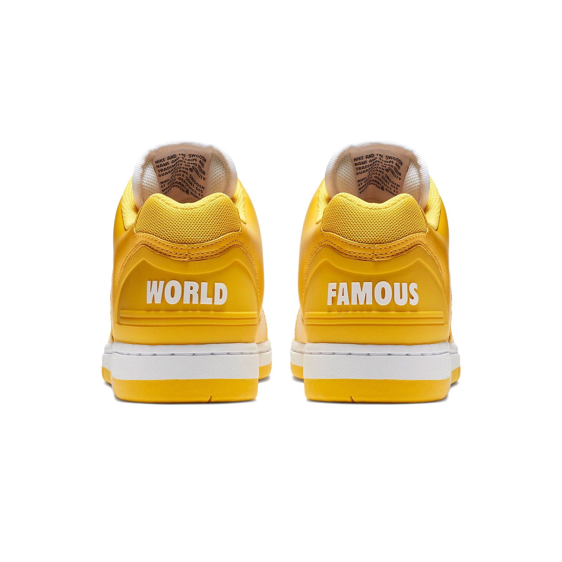 Nike Air Force 2 x Supreme 'Yellow' — UK 3 | EU 35.5 | US 3.5 — Top View
