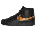 Supreme x Zoom Blazer Mid QS SB 'Black Snakeskin' — UK 3 | EU 35.5 | US 3.5 — Front View