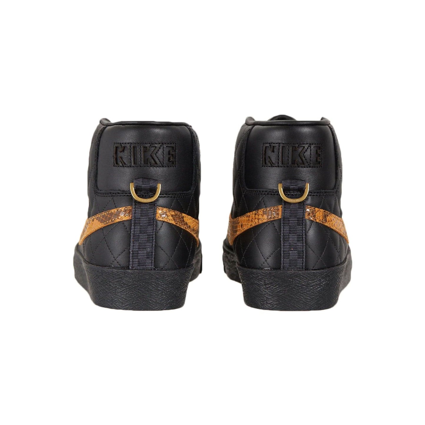 Supreme x Zoom Blazer Mid QS SB 'Black Snakeskin' — UK 3 | EU 35.5 | US 3.5 — Back View