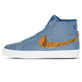 Supreme x Zoom Blazer Mid QS SB 'Denim' — UK 3 | EU 35.5 | US 3.5 — Front View