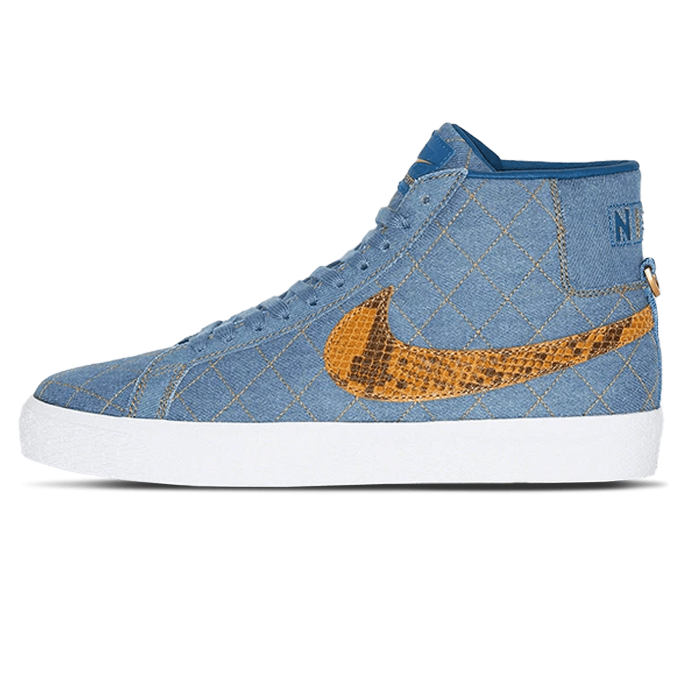 Supreme x Zoom Blazer Mid QS SB 'Denim' — UK 3 | EU 35.5 | US 3.5 — Front View