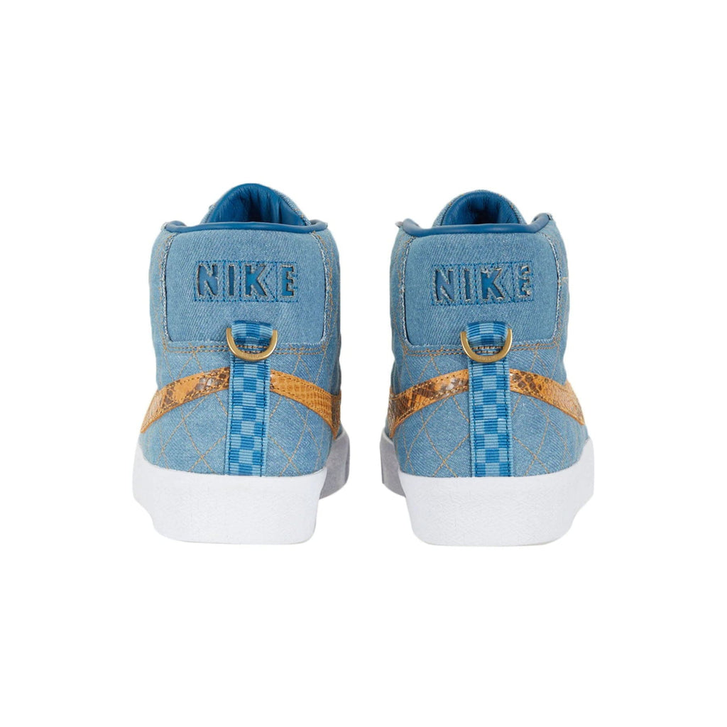 Supreme x Zoom Blazer Mid QS SB 'Denim' — UK 3 | EU 35.5 | US 3.5 — Back View