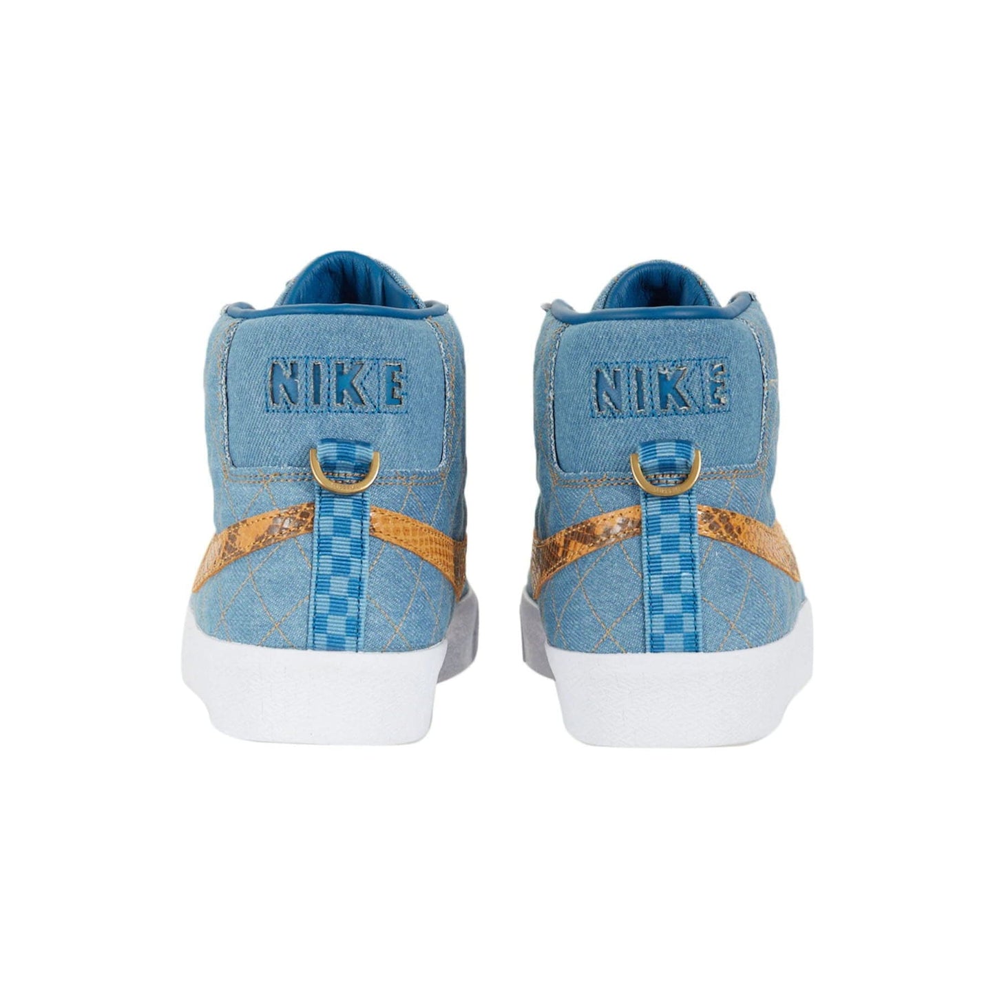 Supreme x Zoom Blazer Mid QS SB 'Denim' — UK 3 | EU 35.5 | US 3.5 — Back View