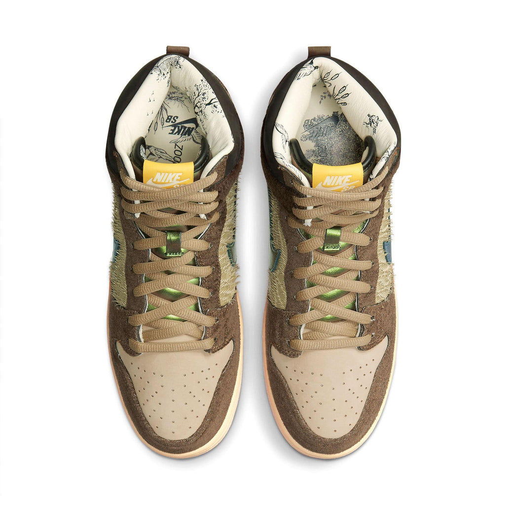 Nike Dunk High Pro SB x Concepts ‘TurDUNKen — UK 3 | EU 35.5 | US 3.5 — Back View