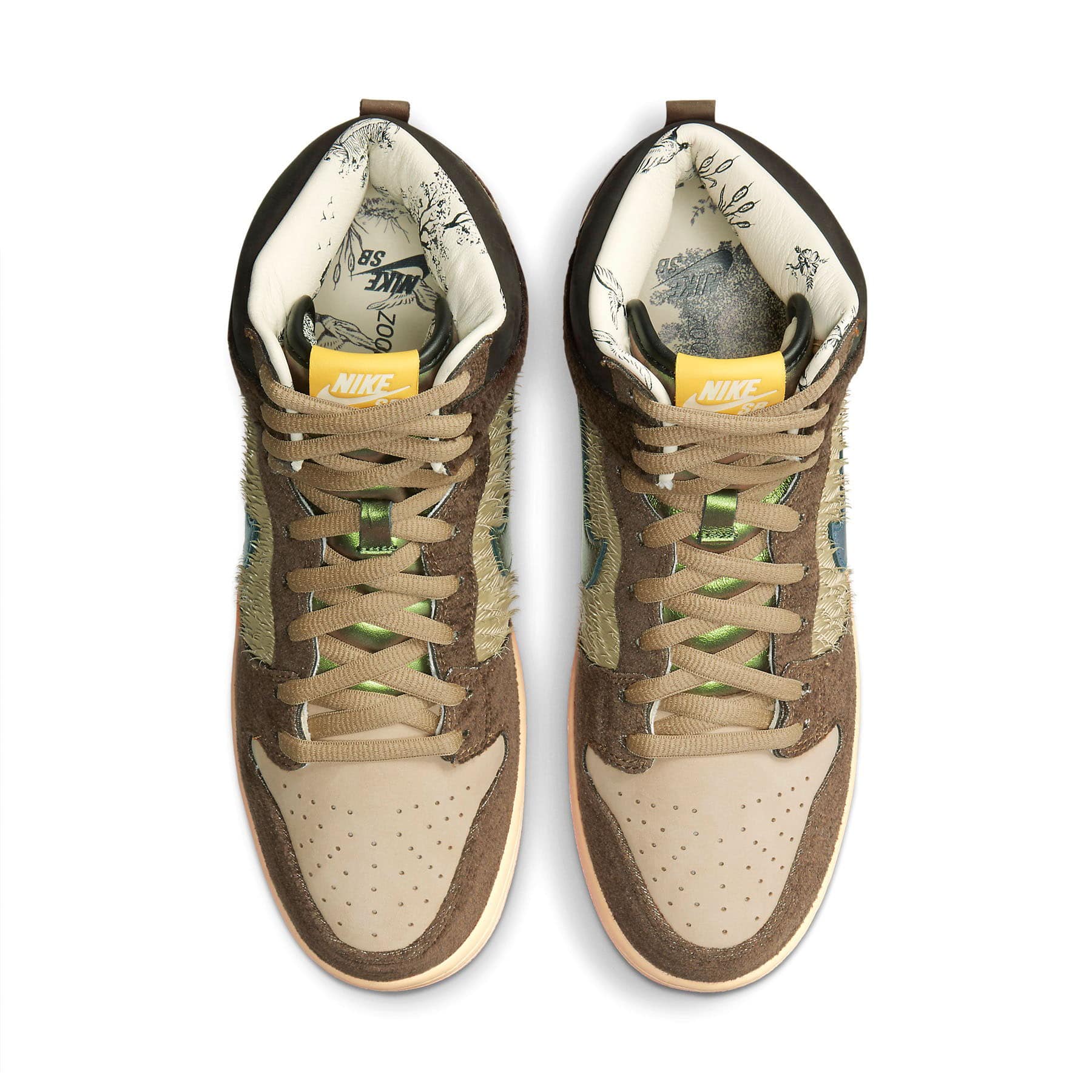 Nike Dunk High Pro SB x Concepts ‘TurDUNKen — UK 3 | EU 35.5 | US 3.5 — Back View