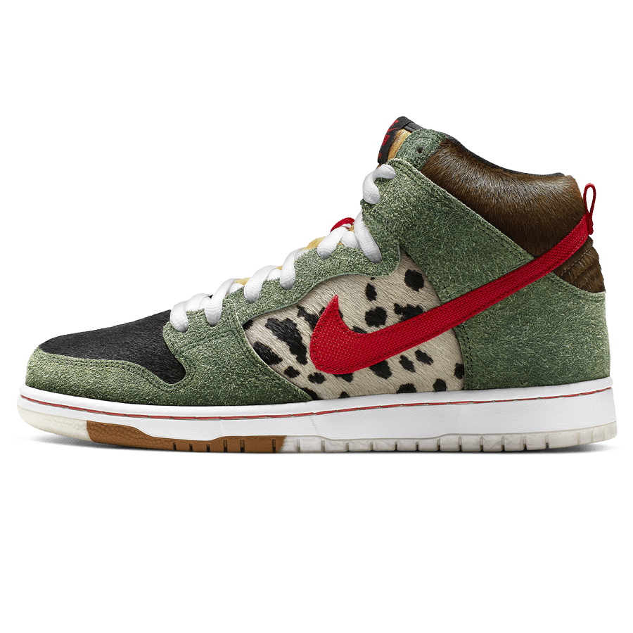 Nike Dunk High SB 'Walk The Dog' — UK 3 | EU 35.5 | US 3.5 — Front View