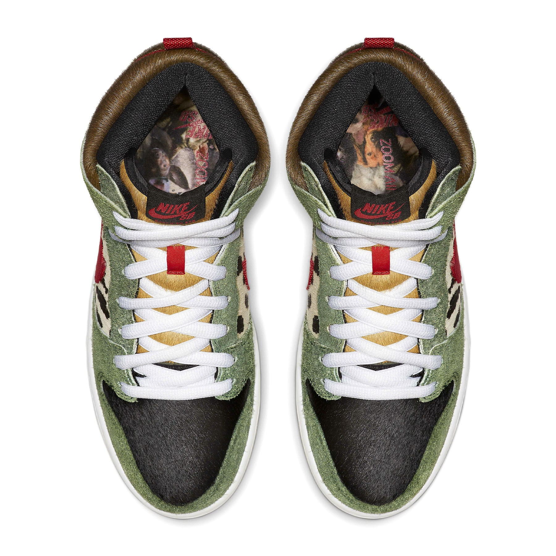 Nike Dunk High SB 'Walk The Dog' — UK 3 | EU 35.5 | US 3.5 — Back View