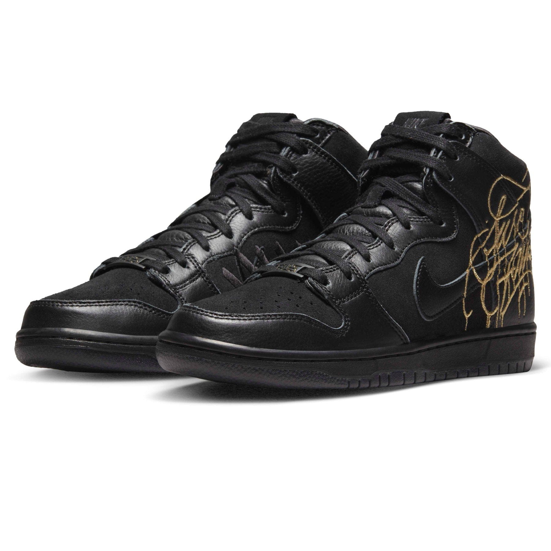 FAUST x Nike Dunk High SB 'The Devil is in The Details' — UK 3 | EU 35.5 | US 3.5 — Back View