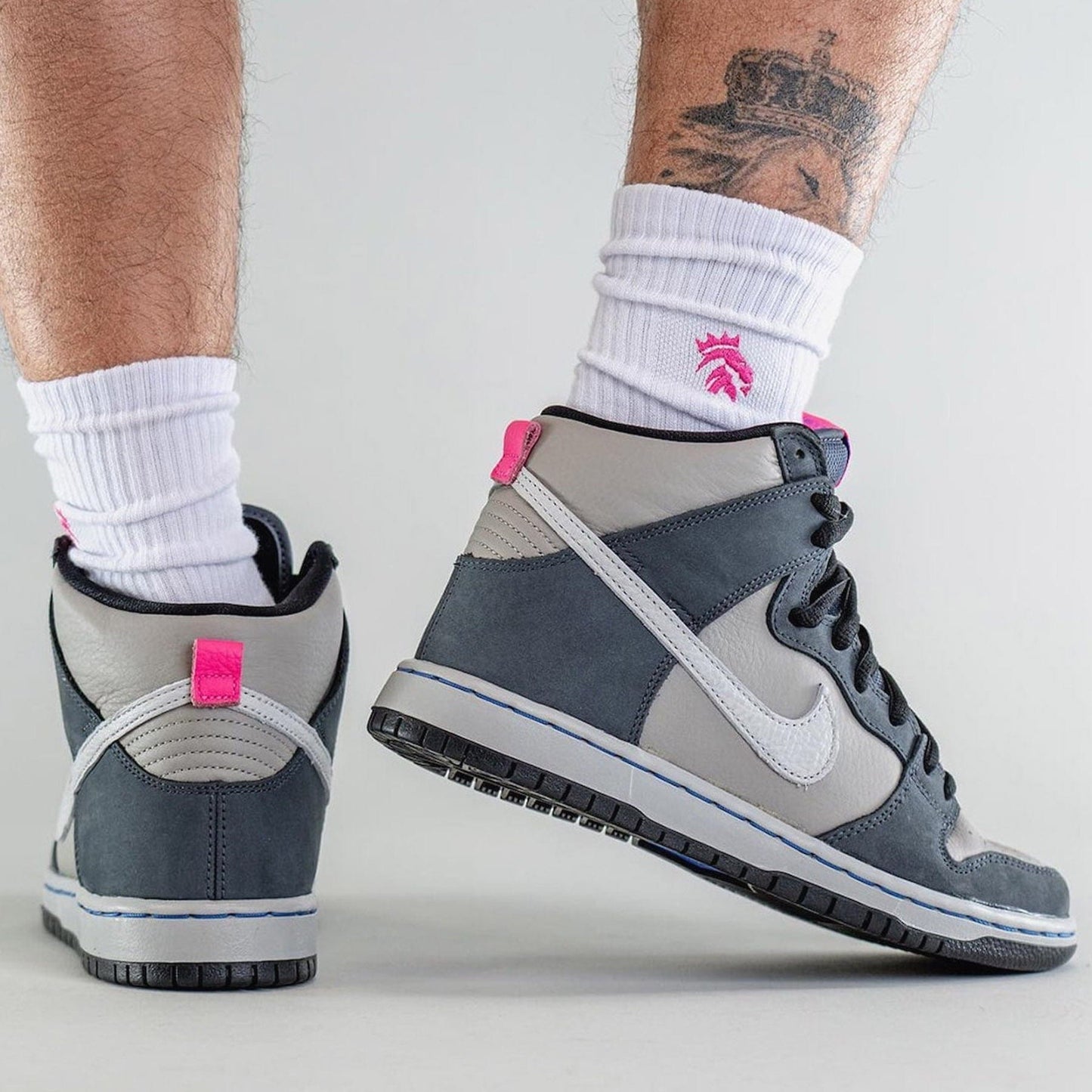 Nike Dunk High Pro SB 'Medium Grey' — UK 3 | EU 35.5 | US 3.5 — Alternate View 7