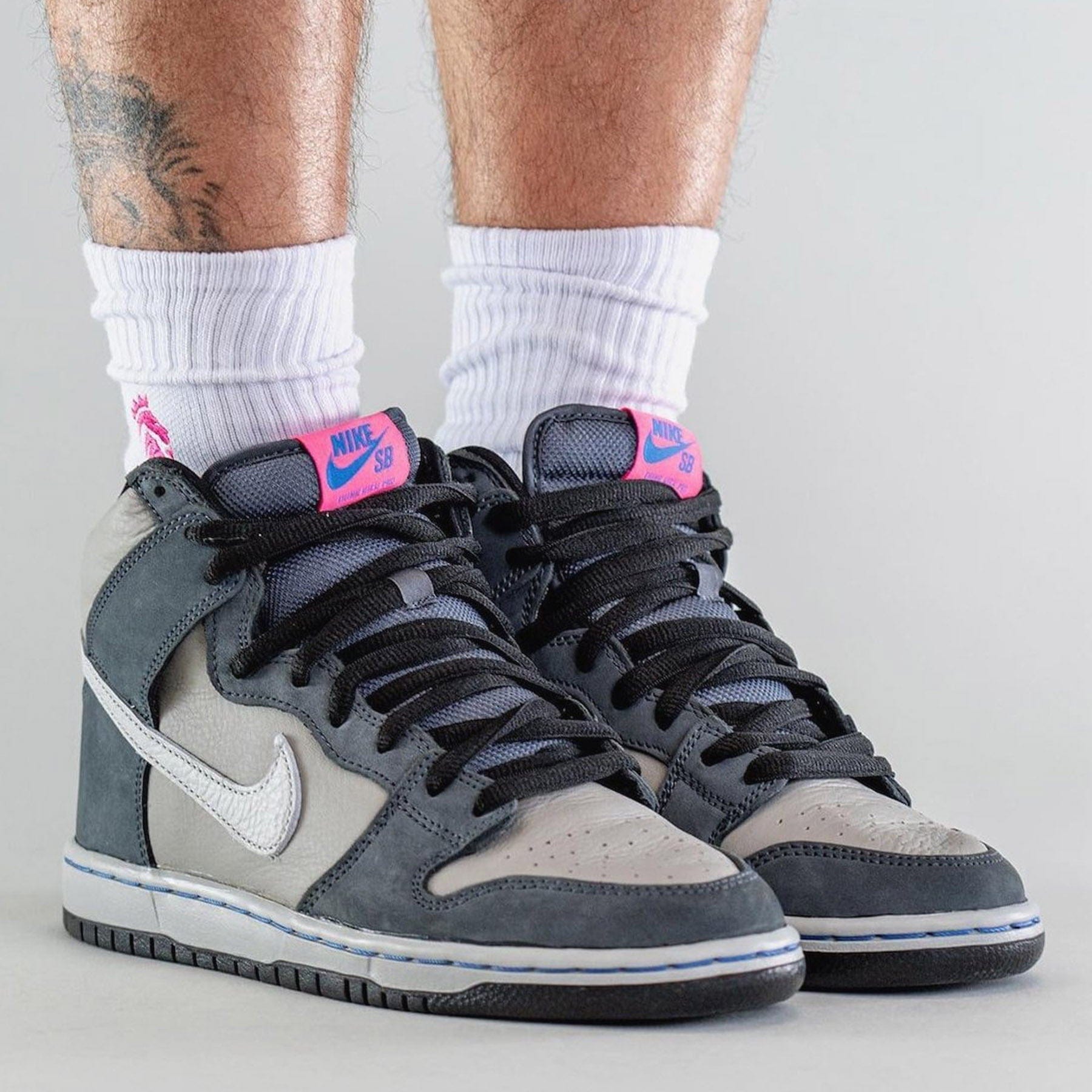 Nike Dunk High Pro SB 'Medium Grey' — UK 3 | EU 35.5 | US 3.5 — Alternate View 8