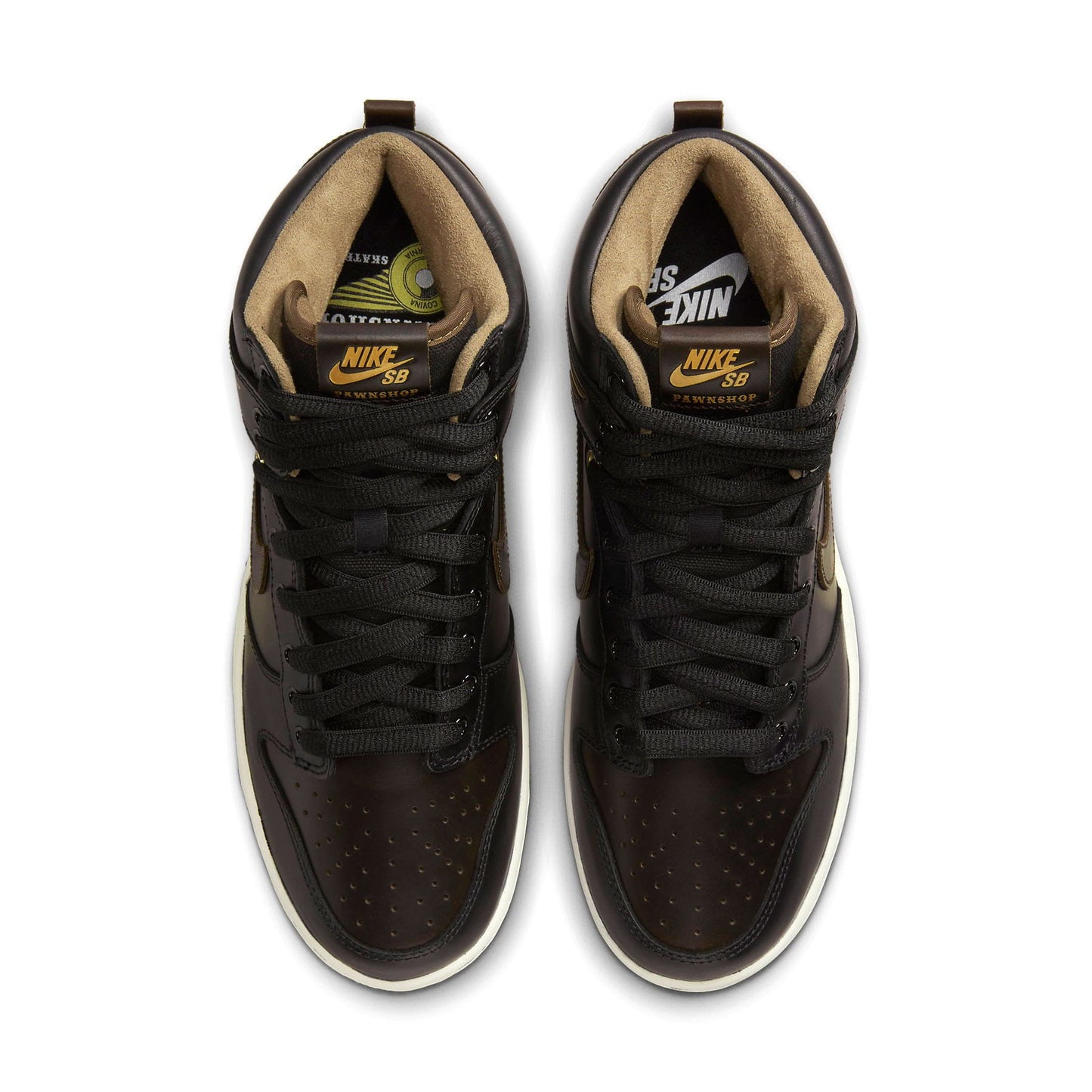 Nike Dunk High SB x Pawnshop 'Old Soul' — UK 3 | EU 35.5 | US 3.5 — Back View