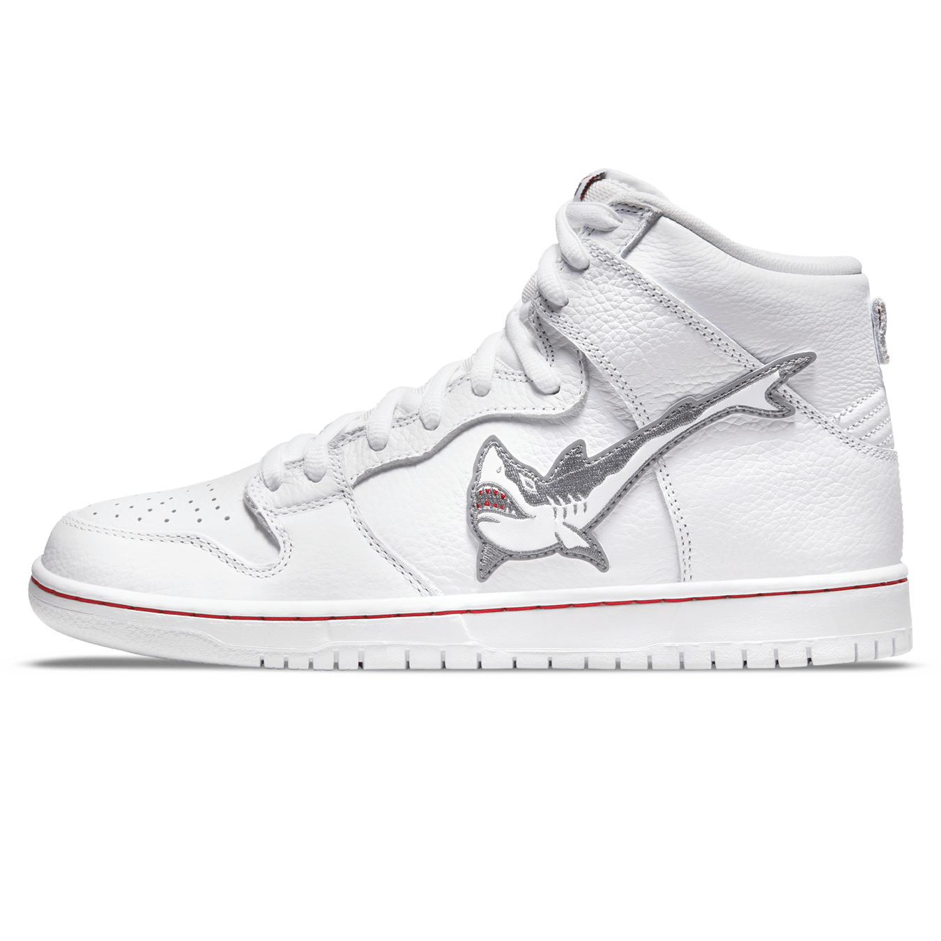 Oski x Nike Dunk High SB 'Great White Shark' — UK 3 | EU 35.5 | US 3.5 — Front View