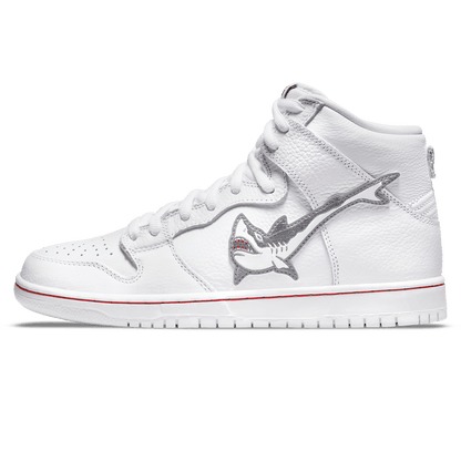 Oski x Nike Dunk High SB 'Great White Shark' — UK 3 | EU 35.5 | US 3.5 — Front View