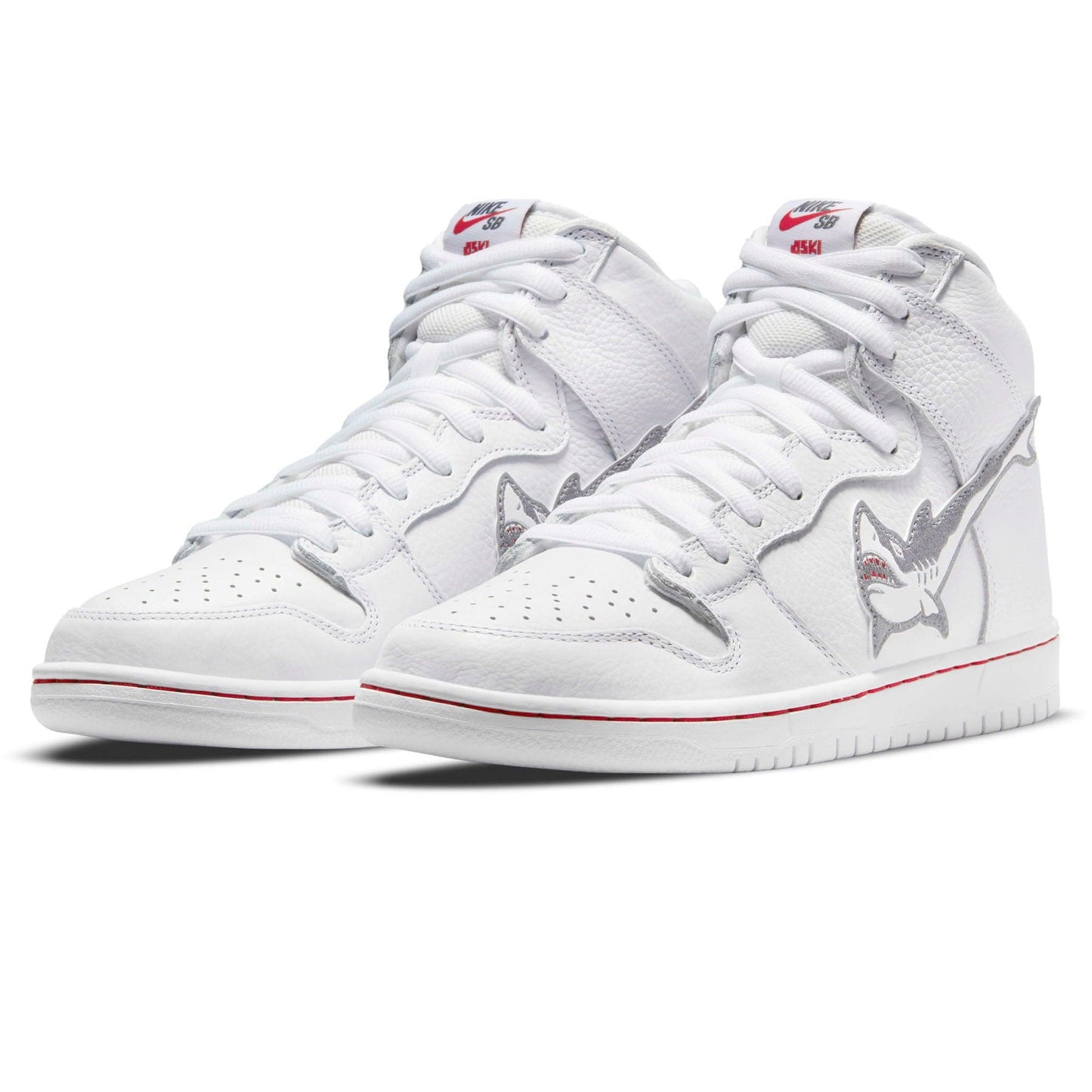 Oski x Nike Dunk High SB 'Great White Shark' — UK 3 | EU 35.5 | US 3.5 — Side View