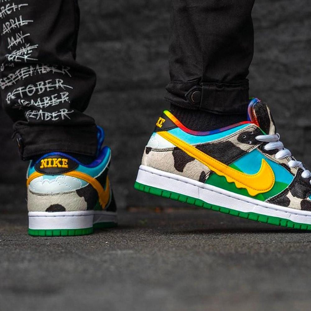 Ben & Jerry x Nike SB Dunk Low Chunky Dunky — UK 3 | EU 35.5 | US 3.5 — Alternate View 8