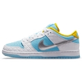 Nike Dunk Low SB x FTC  'Lagoon Pulse — UK 3 | EU 35.5 | US 3.5 — Front View