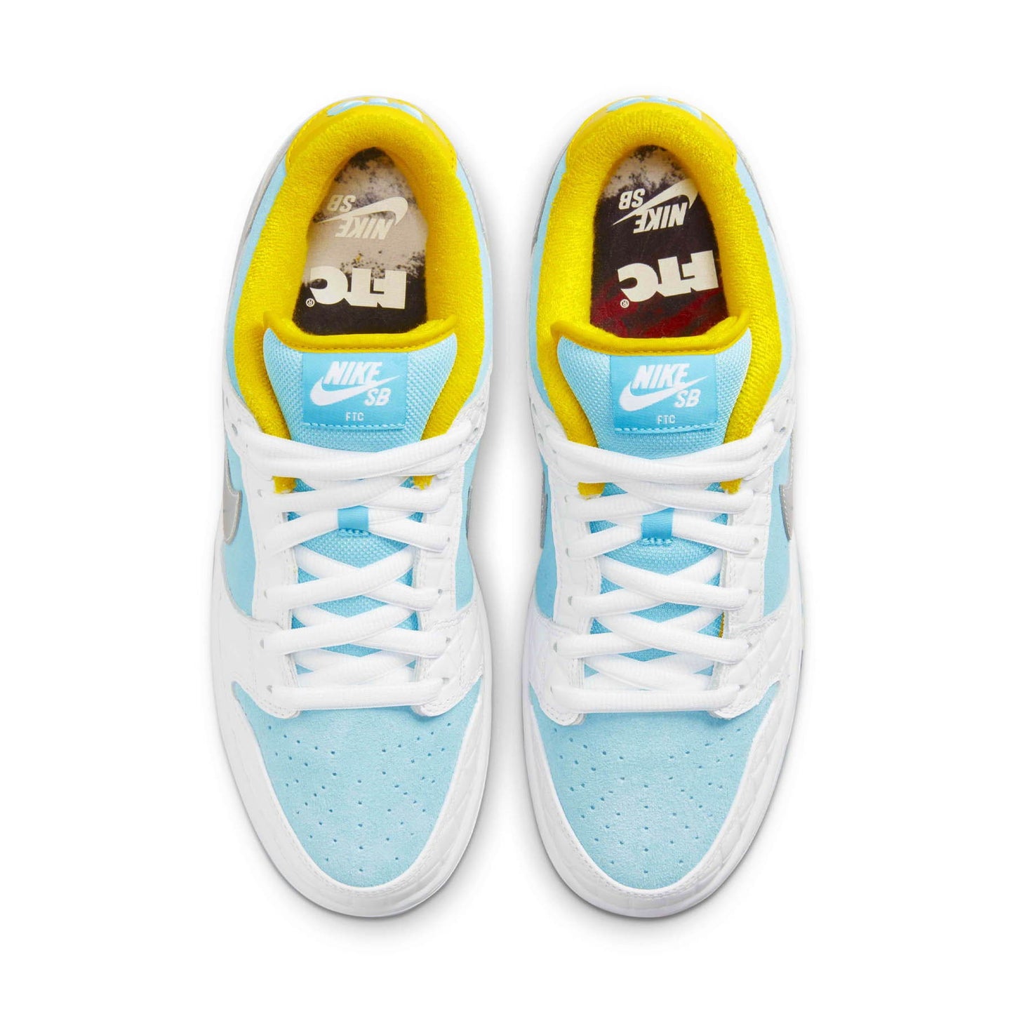 Nike Dunk Low SB x FTC  'Lagoon Pulse — UK 3 | EU 35.5 | US 3.5 — Back View