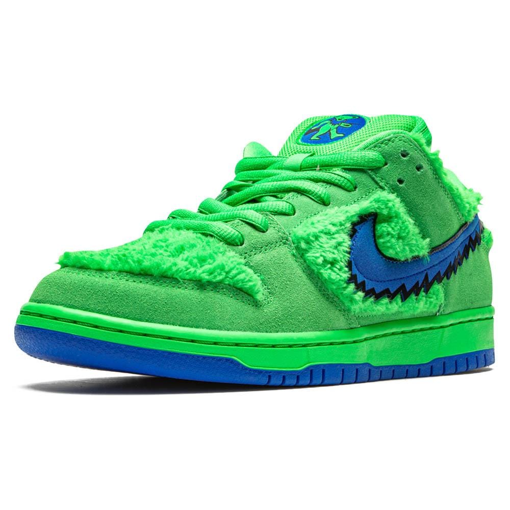 Grateful Dead x Nike Dunk Low SB 'Green Bear' — UK 3 | EU 35.5 | US 3.5 — Top View