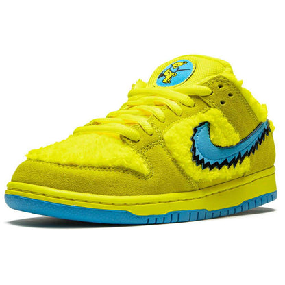 Grateful Dead x Nike Dunk Low SB 'Yellow Bear' — UK 3 | EU 35.5 | US 3.5 — Top View