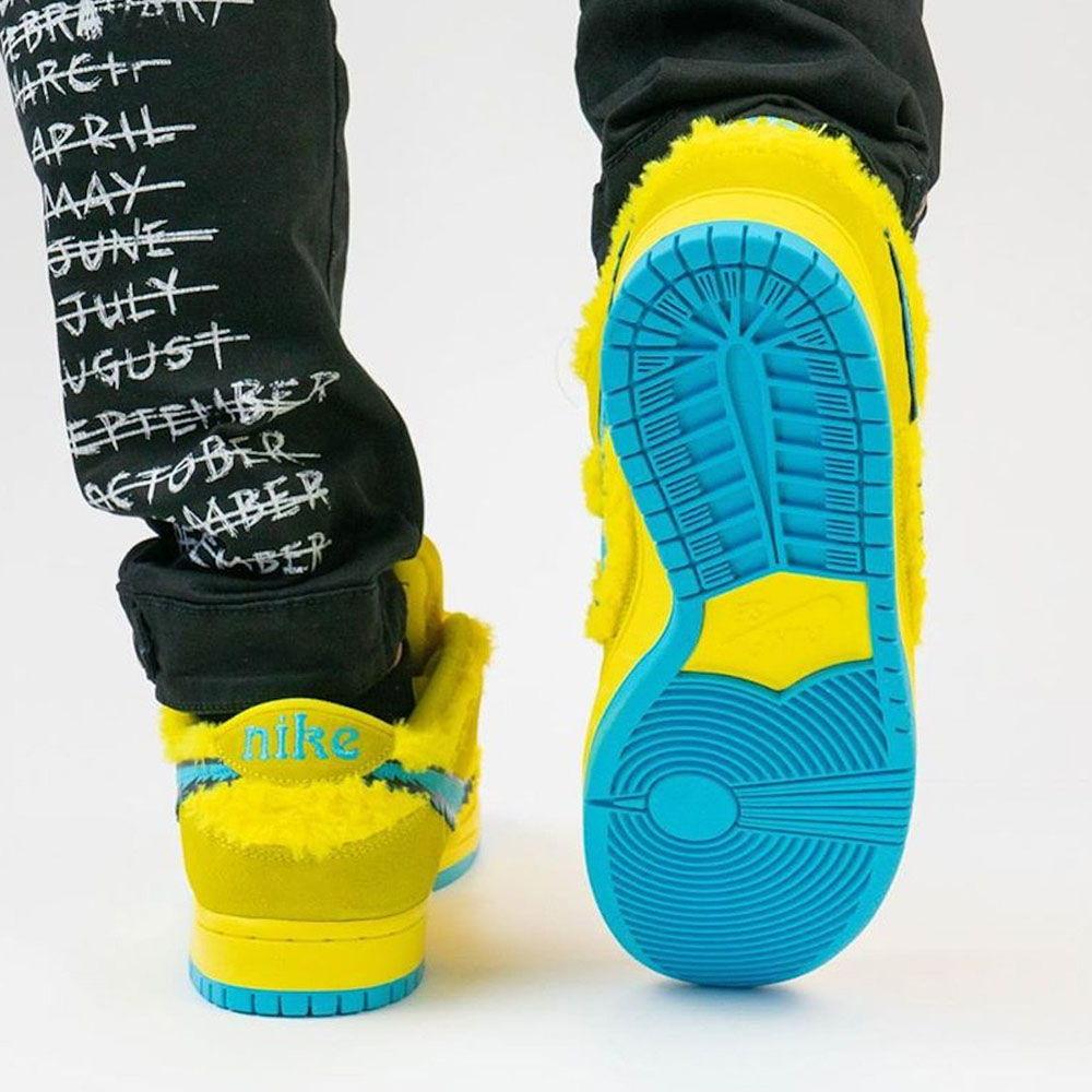Grateful Dead x Nike Dunk Low SB 'Yellow Bear' — UK 3 | EU 35.5 | US 3.5 — Alternate View 8