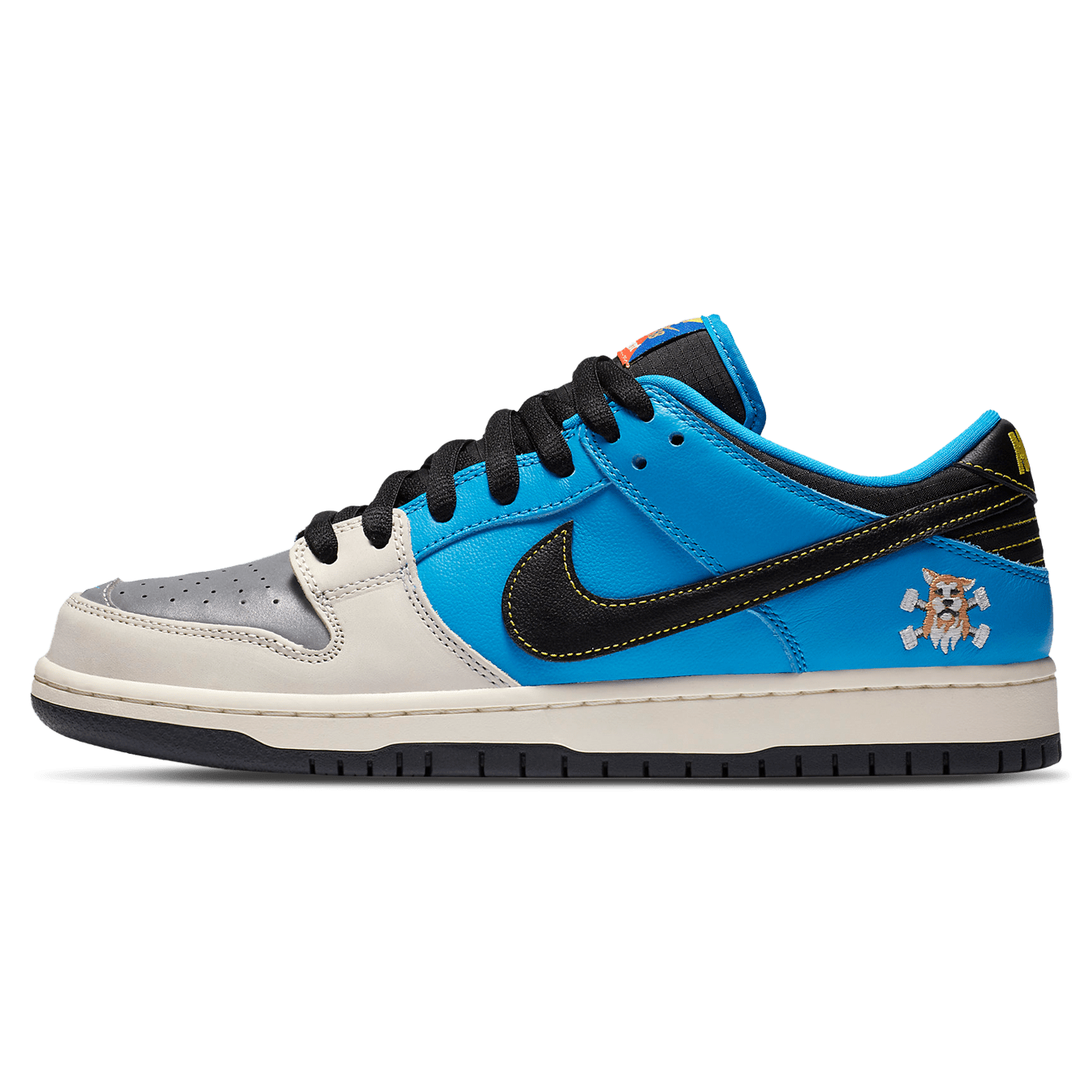 Instant Skateboards x Nike Dunk Low Pro SB QS — UK 3 | EU 35.5 | US 3.5 — Front View