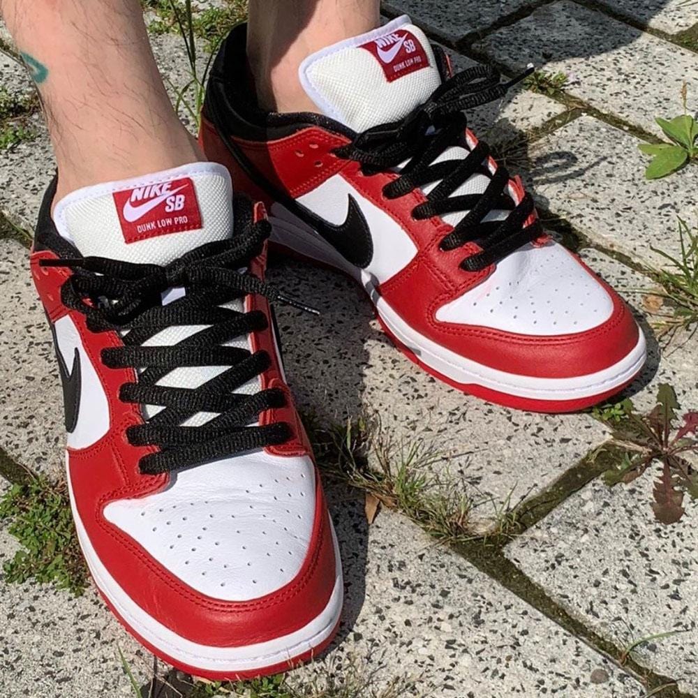 Nike SB Dunk Low Chicago — UK 3 | EU 35.5 | US 3.5 — Lifestyle View