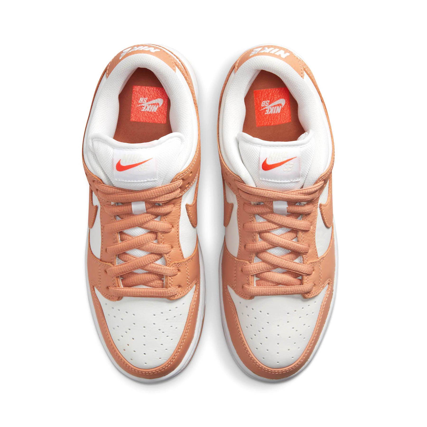 Dunk Low Pro ISO SB 'Light Cognac' — UK 3 | EU 35.5 | US 3.5 — Back View