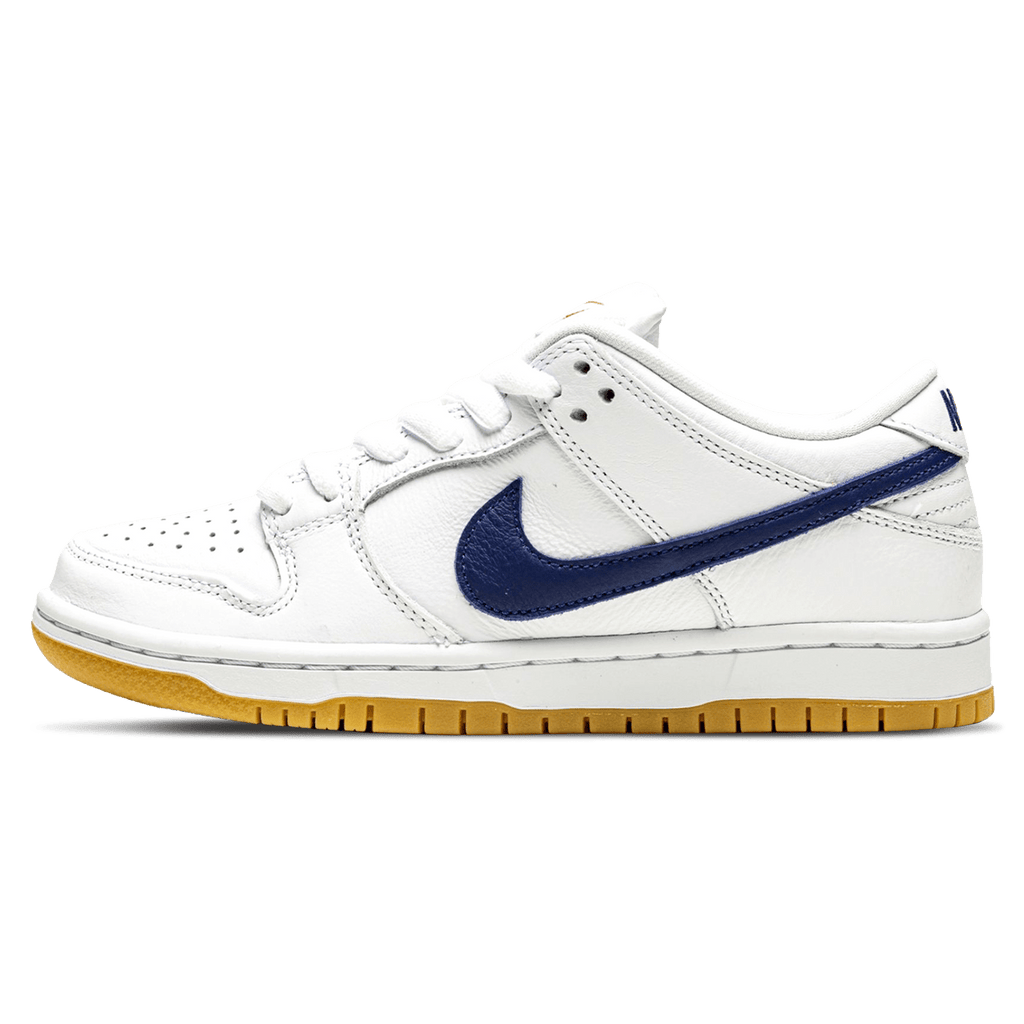 Nike Dunk Low Pro ISO SB 'Orange Label - White Navy' — UK 3 | EU 35.5 | US 3.5 — Front View