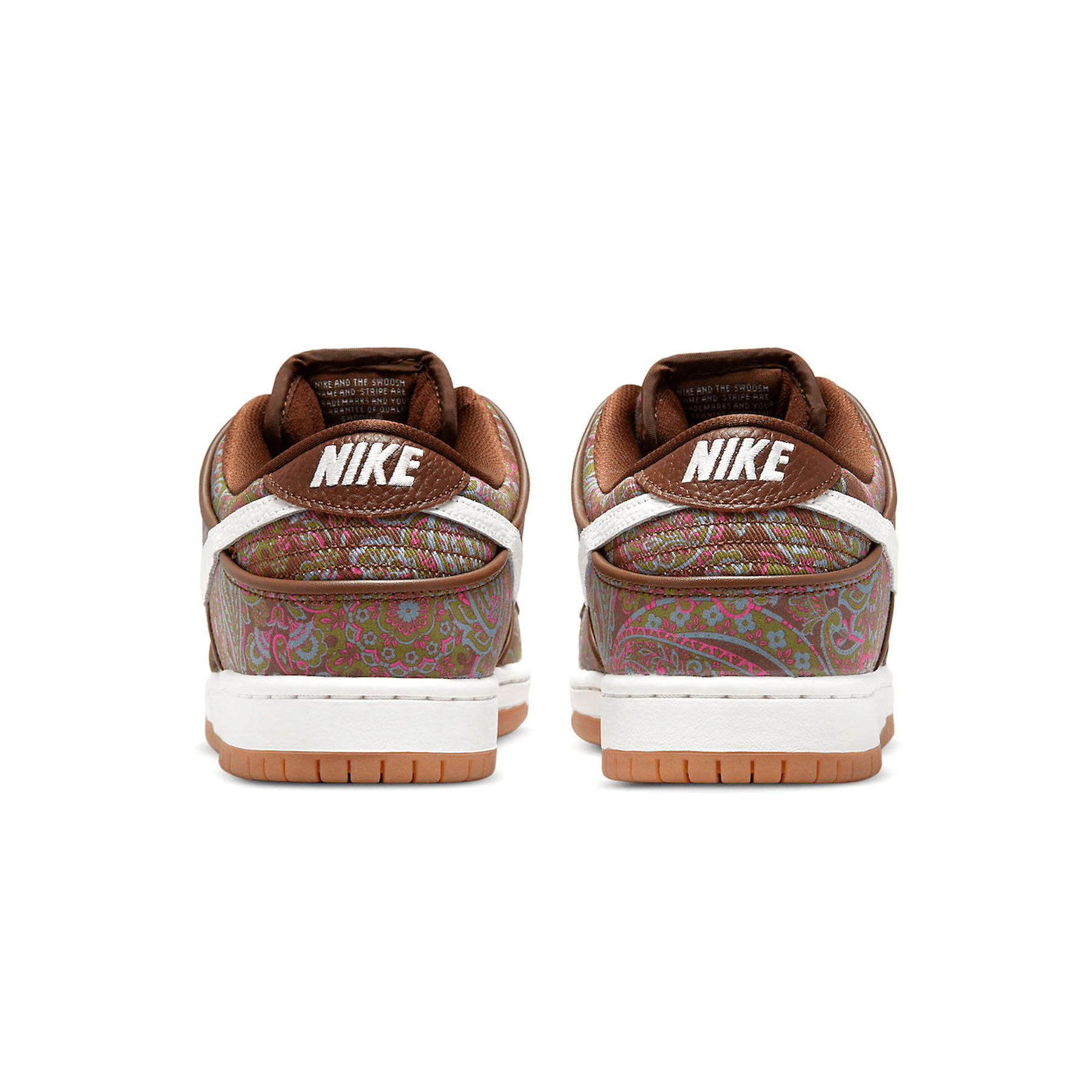 Nike Dunk Low Pro Premium SB 'Paisley' — UK 3 | EU 35.5 | US 3.5 — Top View