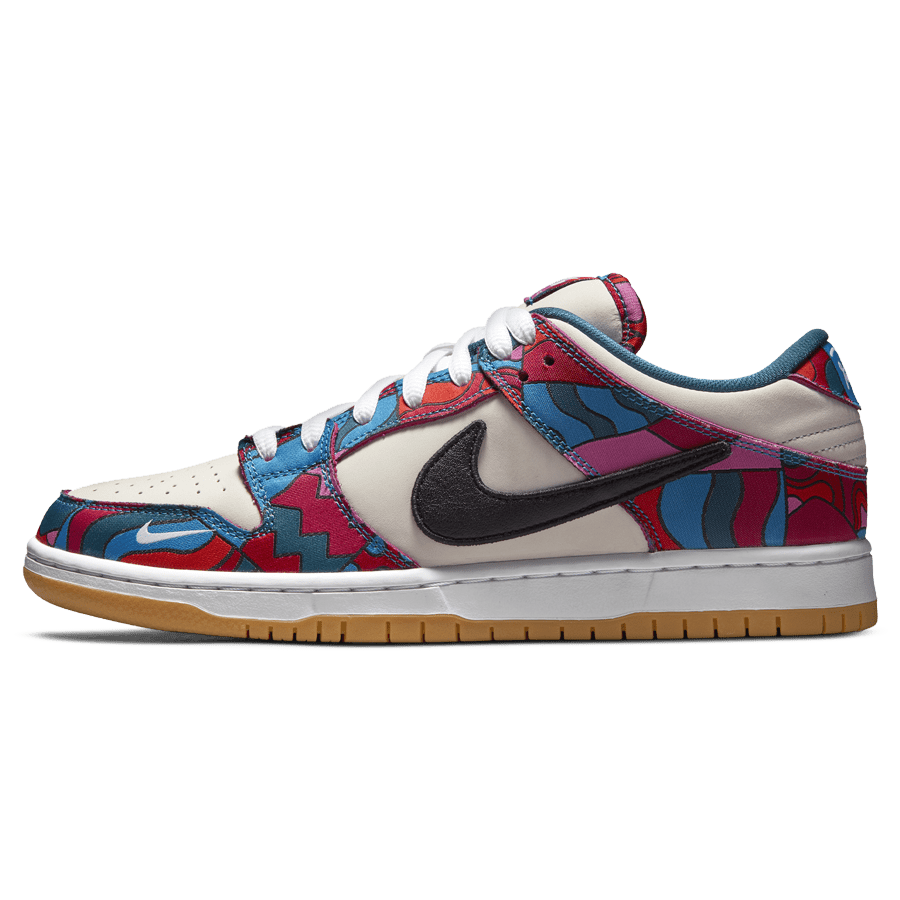 Parra x Nike Dunk Low Pro SB 'Abstract Art' — UK 3 | EU 35.5 | US 3.5 — Front View