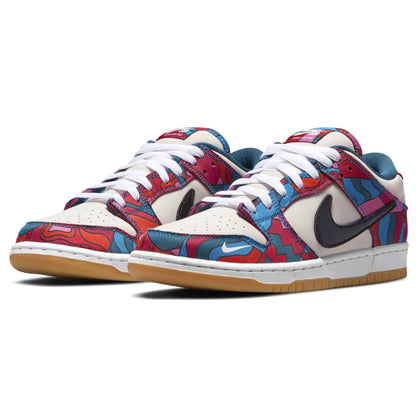 Parra x Nike Dunk Low Pro SB 'Abstract Art' — UK 3 | EU 35.5 | US 3.5 — Side View
