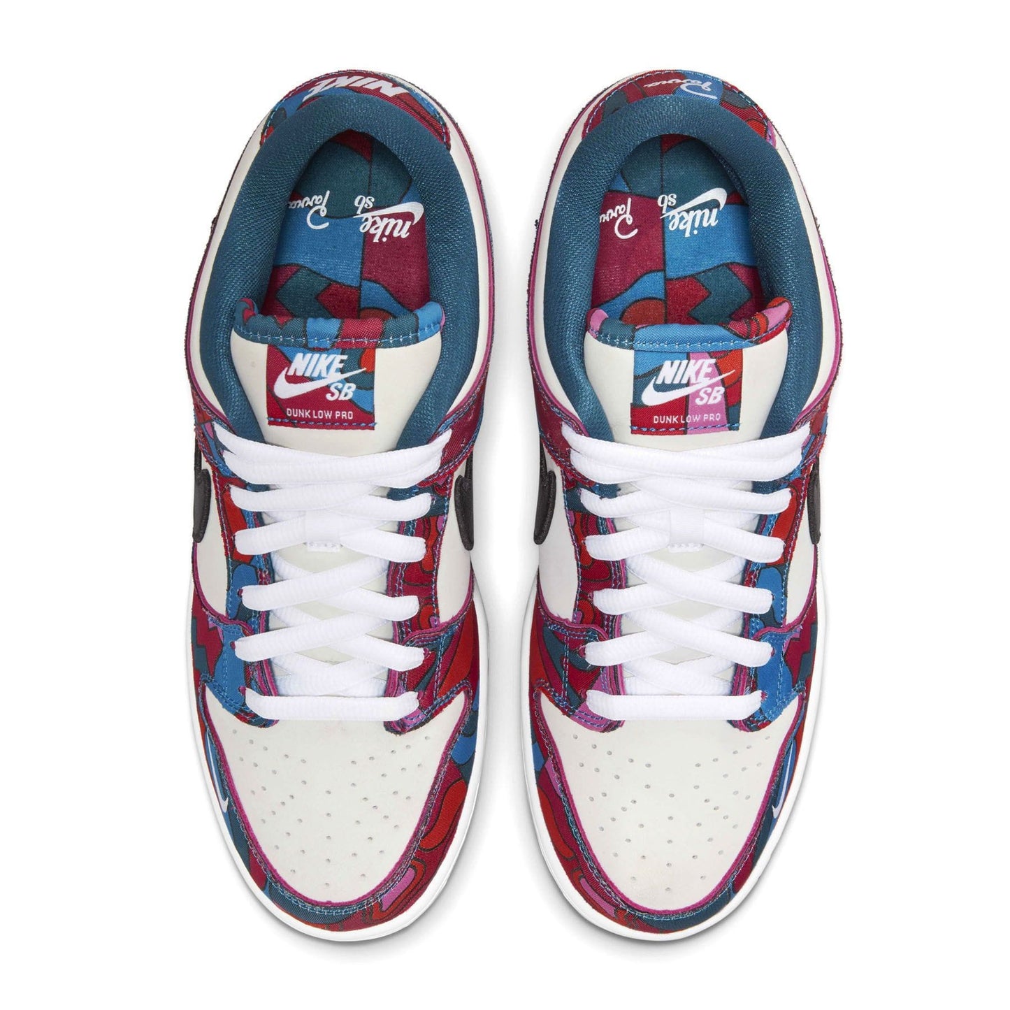 Parra x Nike Dunk Low Pro SB 'Abstract Art' — UK 3 | EU 35.5 | US 3.5 — Back View