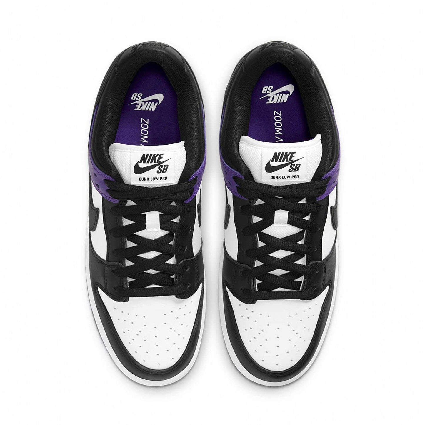 Nike Dunk Low SB 'Court Purple' — UK 3 | EU 35.5 | US 3.5 — Back View