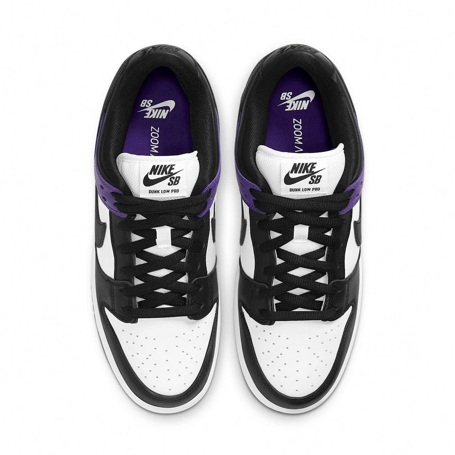 Nike Dunk Low SB 'Court Purple' — UK 3 | EU 35.5 | US 3.5 — Back View