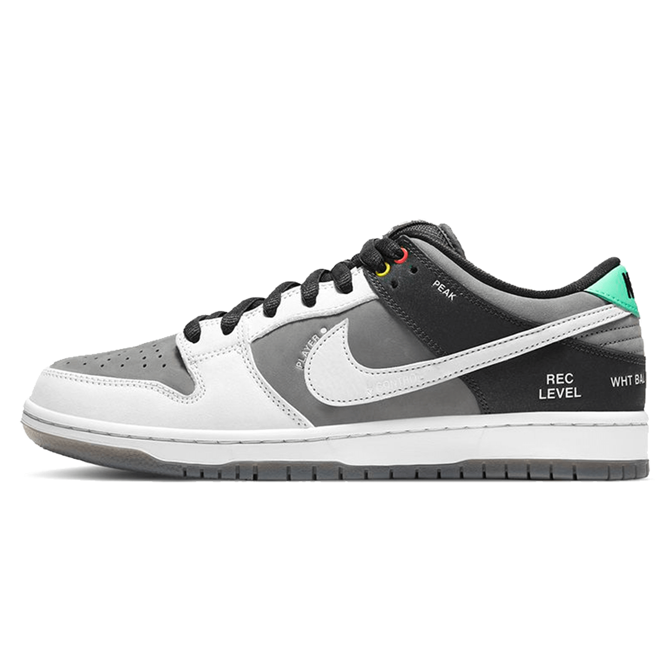 Nike Dunk Low SB 'Camcorder' — UK 3 | EU 35.5 | US 3.5 — Front View