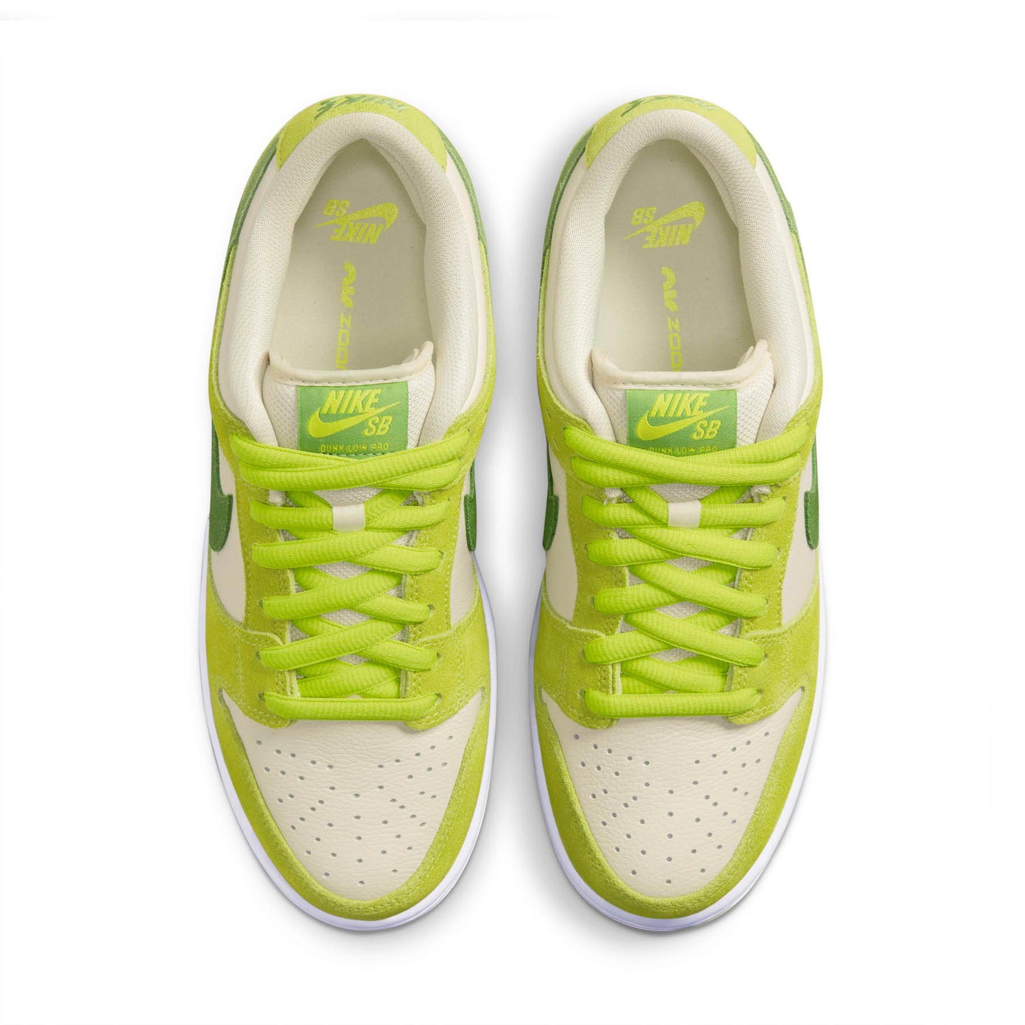 Nike Dunk Low Pro SB 'Fruity Pack - Green Apple' — UK 3 | EU 35.5 | US 3.5 — Back View